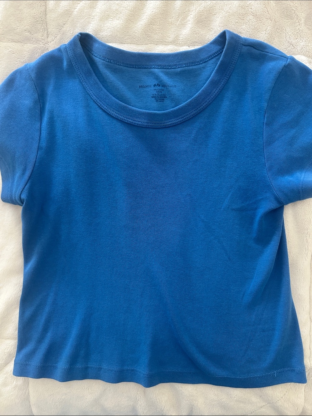 Brandy Melville Bright Blue Kids Short-Sleeve Tee